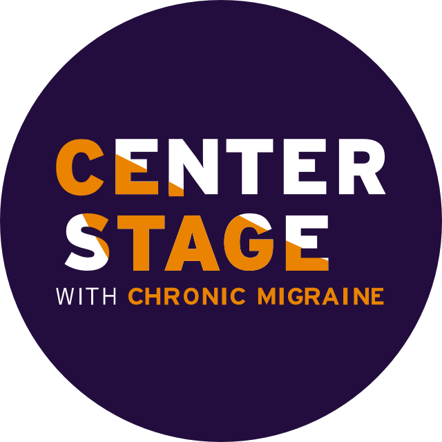 Circle with Center Stage with Chronic Migraine logo