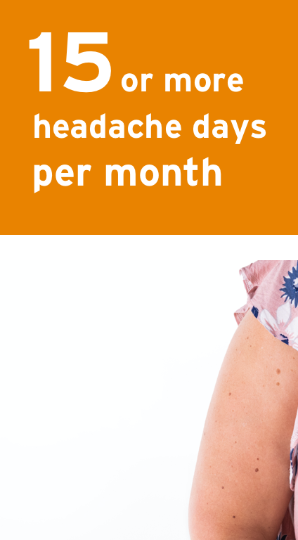 15 or more headache days a month